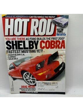 Hot Rod Magazine June 2005 Shelby Cobra Mustang Drag Week Ford Performance